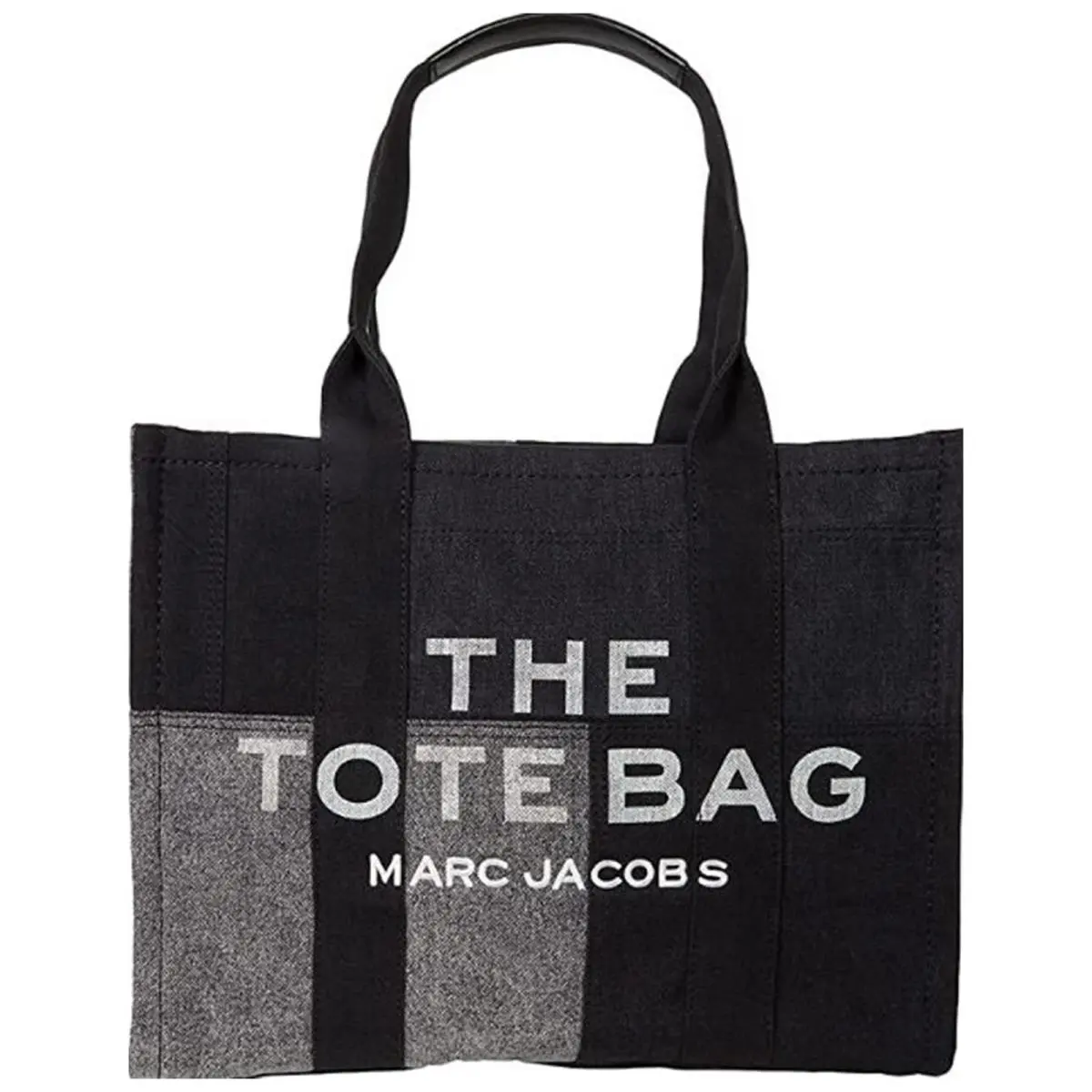 Marc Jacobs The Denim Tote Bag Black Denim One Size H018M06FA21-012