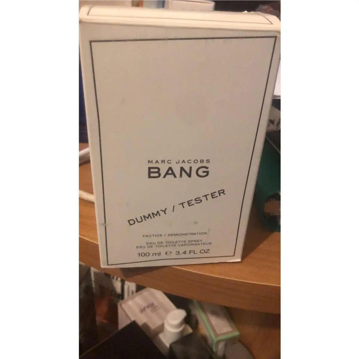 Marc Jacobs Bang Bang Edt 3.4oz/100ml Tester Box Never Spray