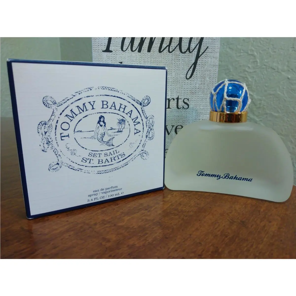 Tommy Bahama Set Sail St. Barts Eau de Parfum Spray 3.4 oz Vintage Rare