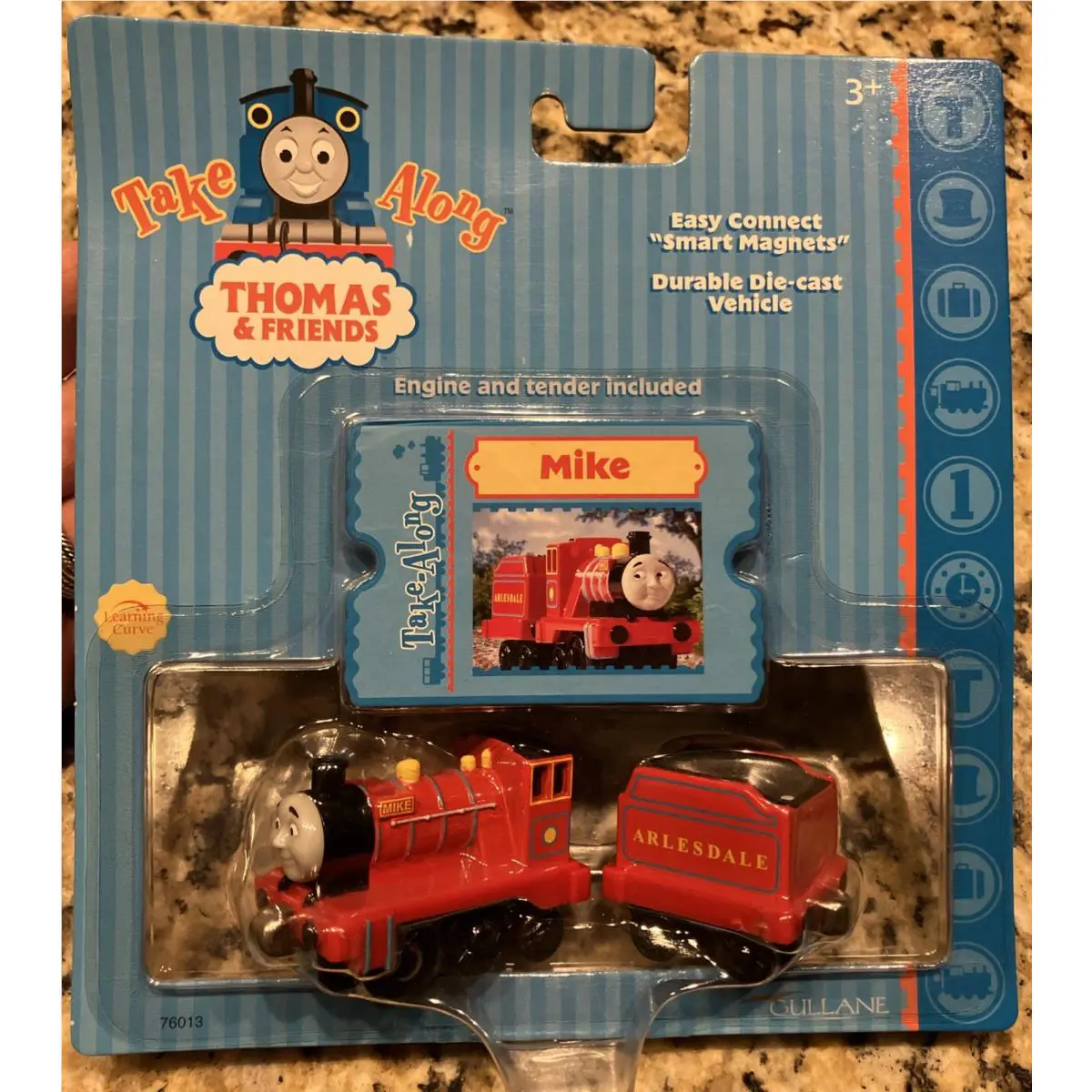 2002 Mike Engine and Tender Thomas Friends Take Along Die-cast Metal
