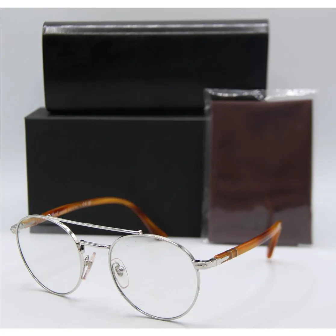 Persol P 1011-S 518/GH Silver Havana Frames Eyeglasses 52-20