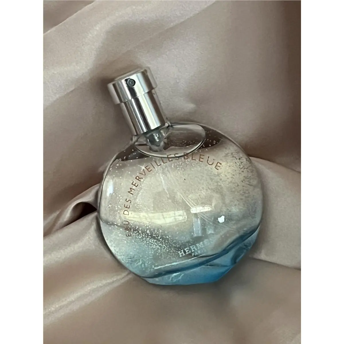 Hermes Eau Des Merveilles Bleue Edt Spray 50 Ml. Tester NO Box-no Cap