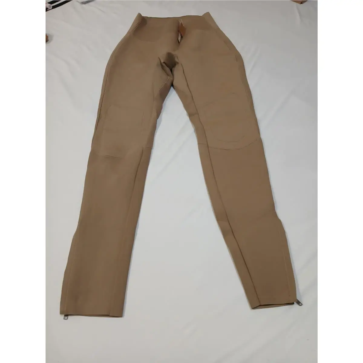 Skims Sport Swim Pants Women`s Medium Desert Stretch Ankle Zip SW-PNT-0073 G39