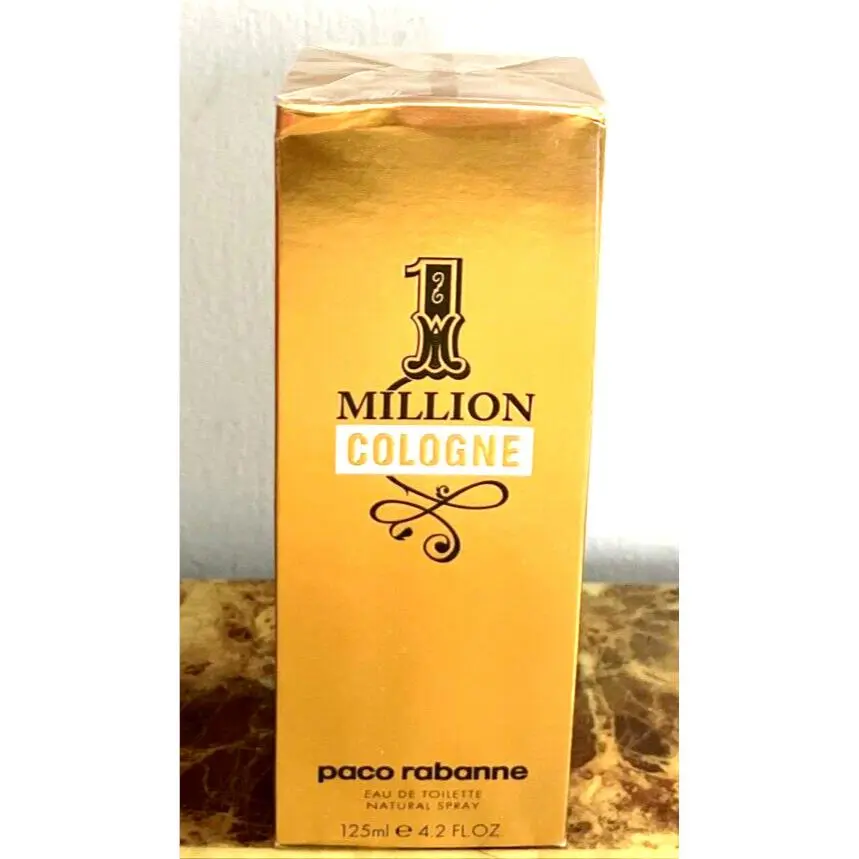 2017 - 1 One Million Cologne by Paco Rabanne Men 4.2 oz /125 ml Edt Spray Seale