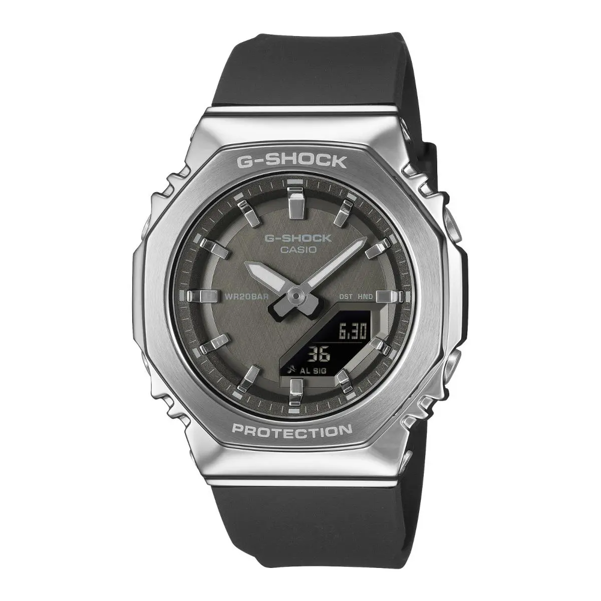 Casio G-shock Women Analog-digital Black Dial Resin Band Watch GMS2110-1A1