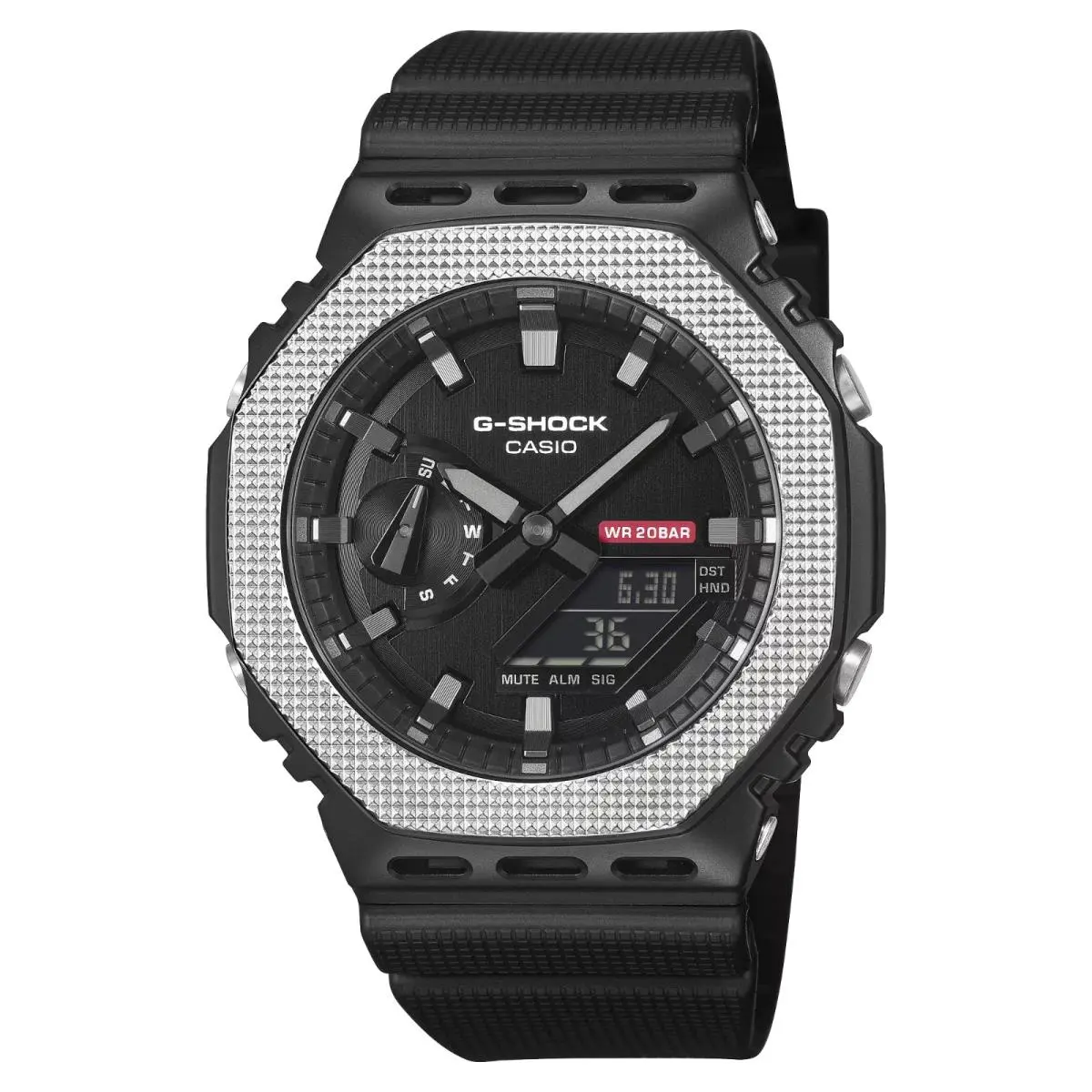 Casio G-shock 2100 Series Black Dial Resin Band Watch GM2100BM-1A