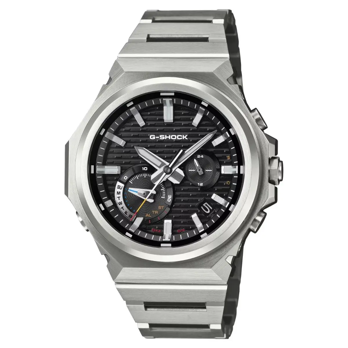G-shock GST-B1000 Series Black Dial Stainless Steel Watch GSTB1000D-1A by Casio