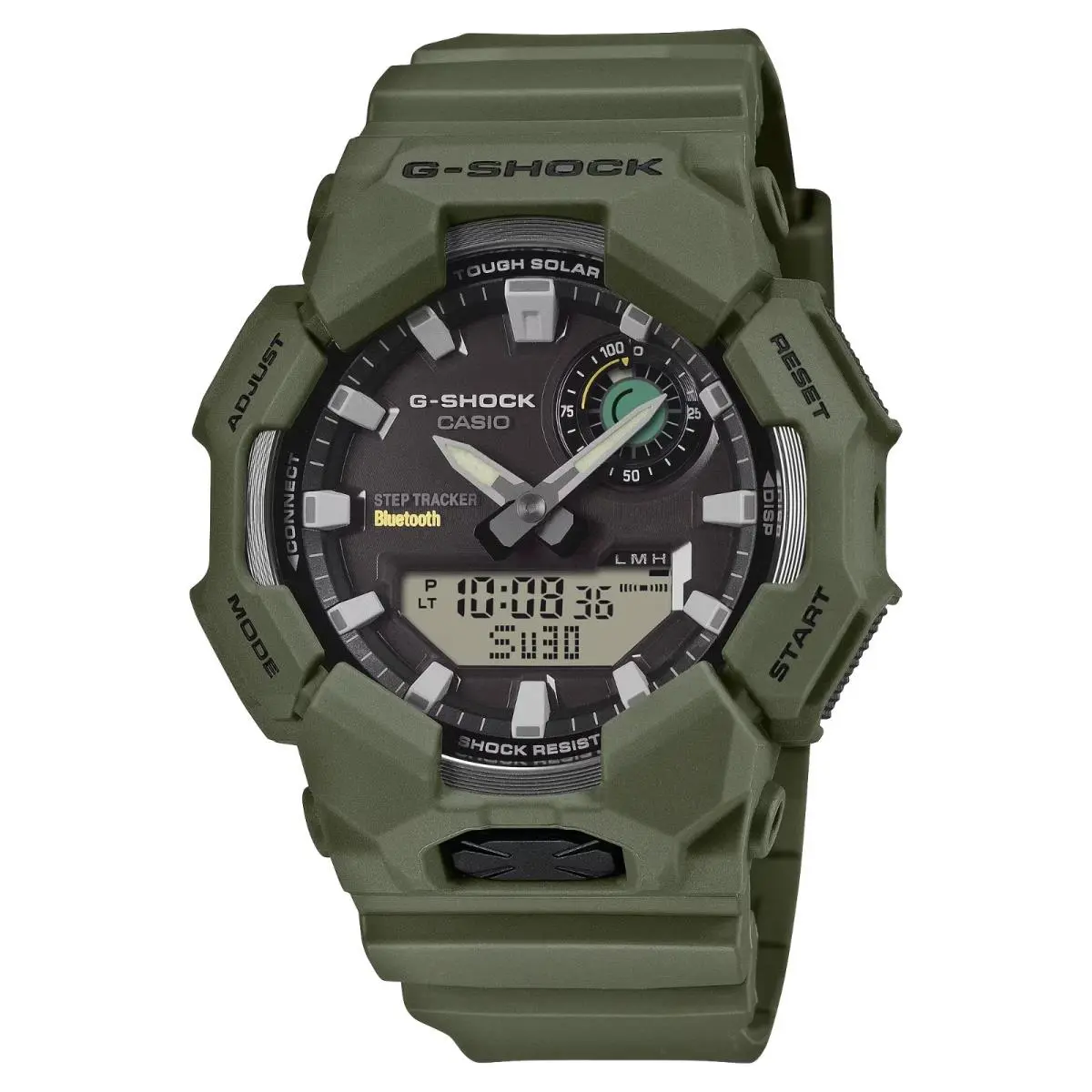 G-shock GA-B010-3A Tough Solar Bluetooth Analog-digital Green Men`s Watch by Casio
