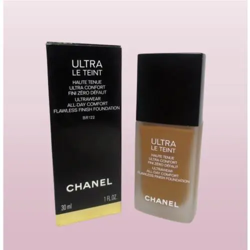 Chanel Ultra LE Teint All Day Comfort Flawless Finish Foundation BR122 1 OZ