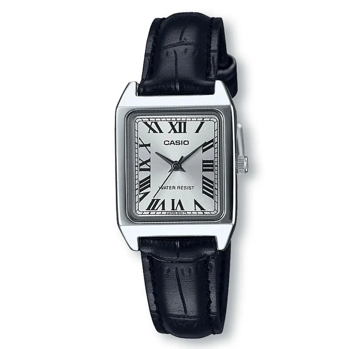 Casio LTPV007L-7B1 Classic Analog Black Leather Strap Watch