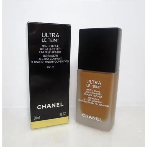 Chanel Ultra LE Teint All-day Flawless Finish Foundation Shade BD141 - 1OZ Boxed