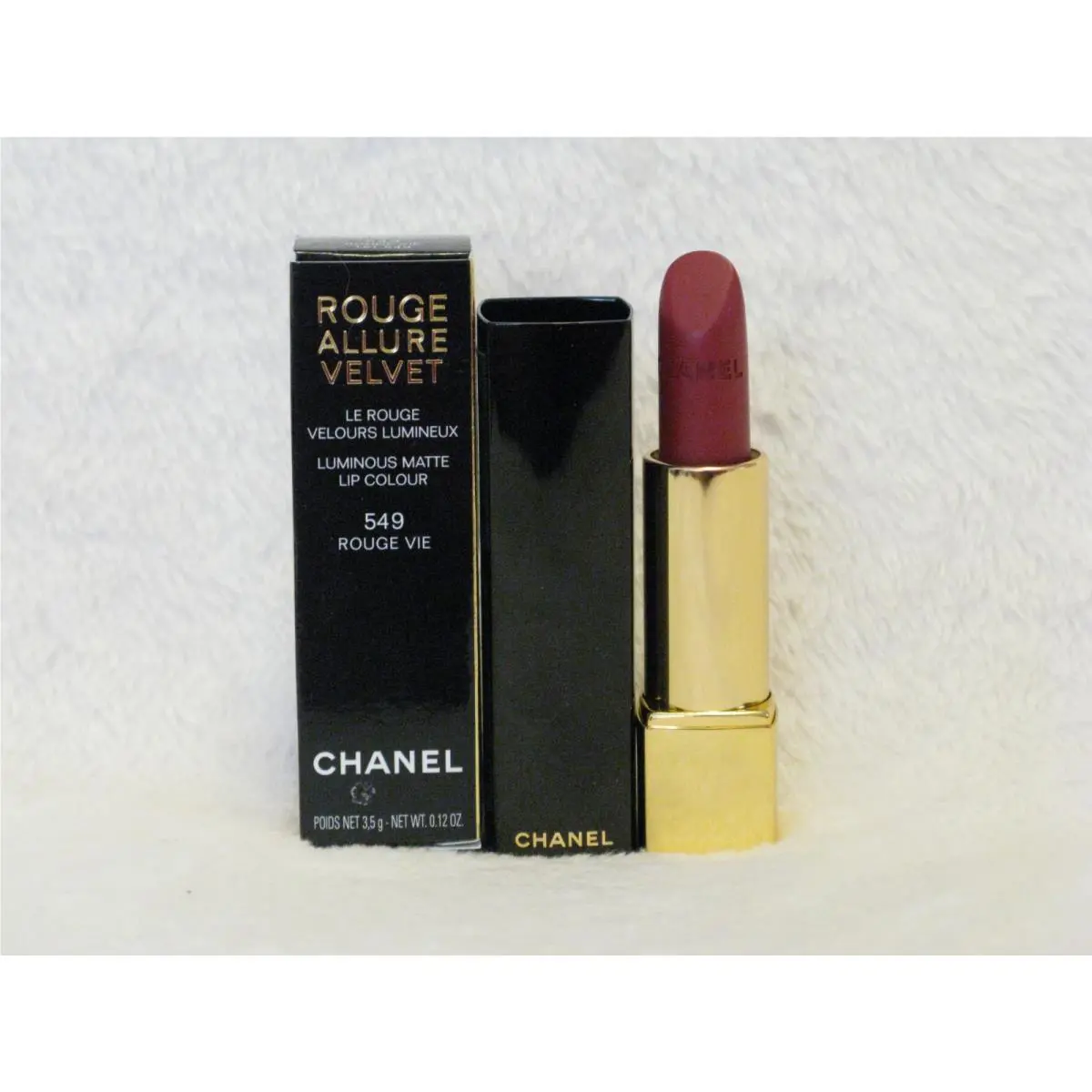 Chanel Rouge Allure Velvet Lipstick `rouge Vie` 549 Limited Ed 2025 Holiday