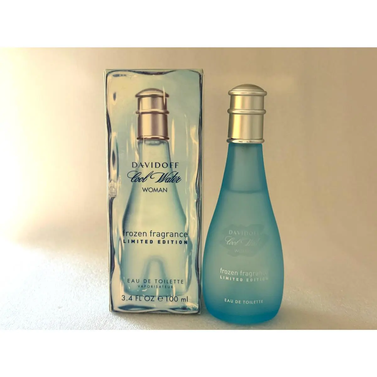 Davidoff Cool Water Woman Frozen Fragrance 3.4 oz Edt Limited Edition
