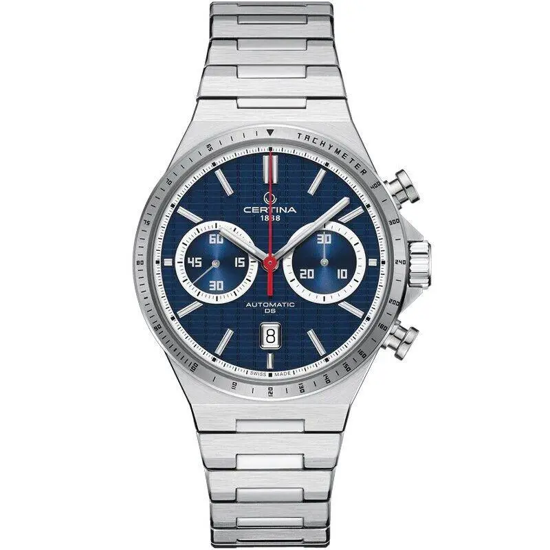 DS-7 Chrono Auto 42mm Blue Dial Men`s Watch C0434271104100 by Certina
