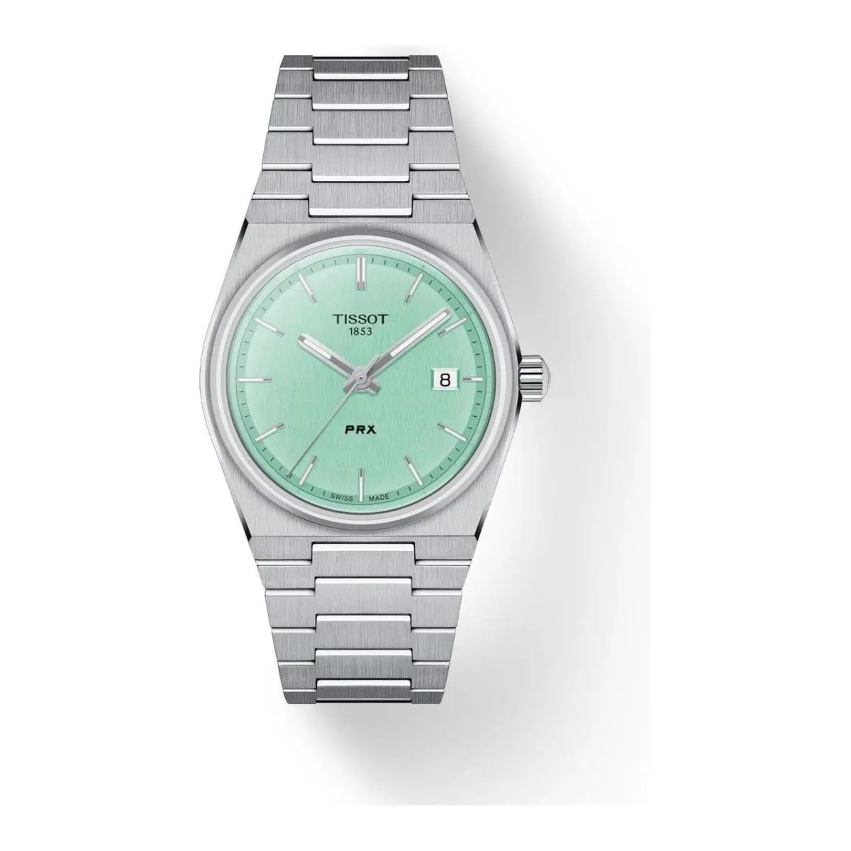 Prx Light Green Dial Quartz Eol 35mm Womens Watch T137.210.11.091.00 by Tissot