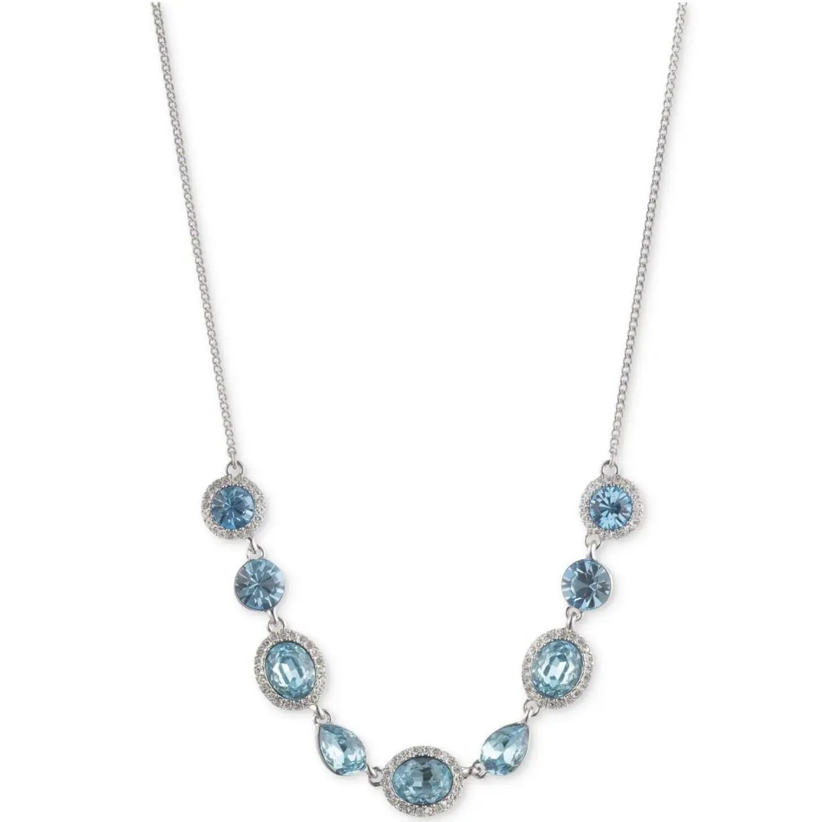 Givenchy. Pav Pear Frontal Necklace