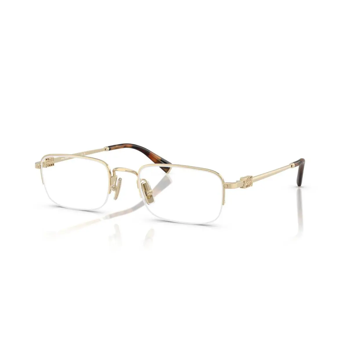 Miu Miu MU 52WV Pale Gold ZVN1O1 Eyeglasses