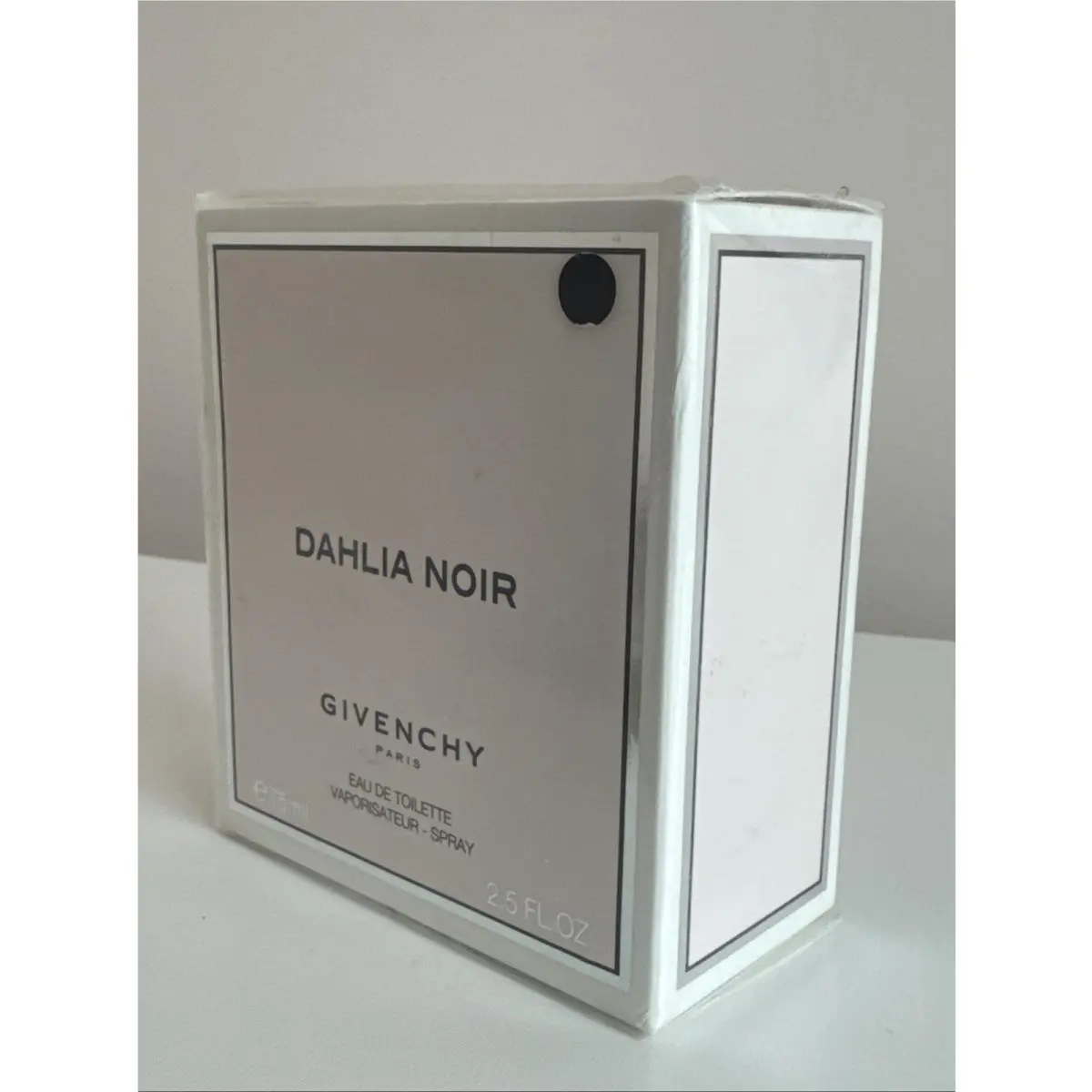 Givenchy Dahlia Noir Eau de Toilette 2.5oz/75ml Tear Plastic Rare