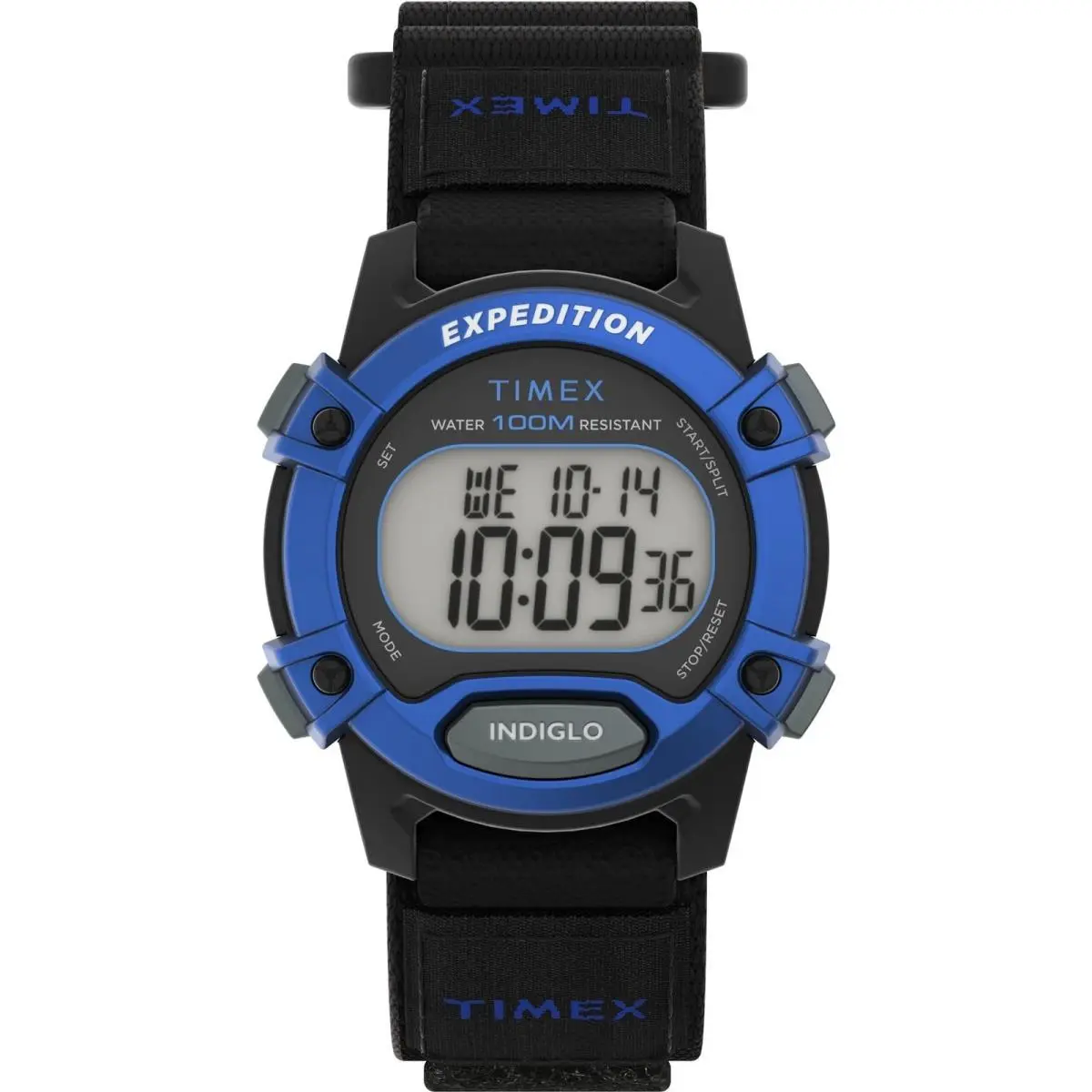 Timex Unisex Digital Watch Expedition Quartz Grey Dial Black Strap TW4B28900