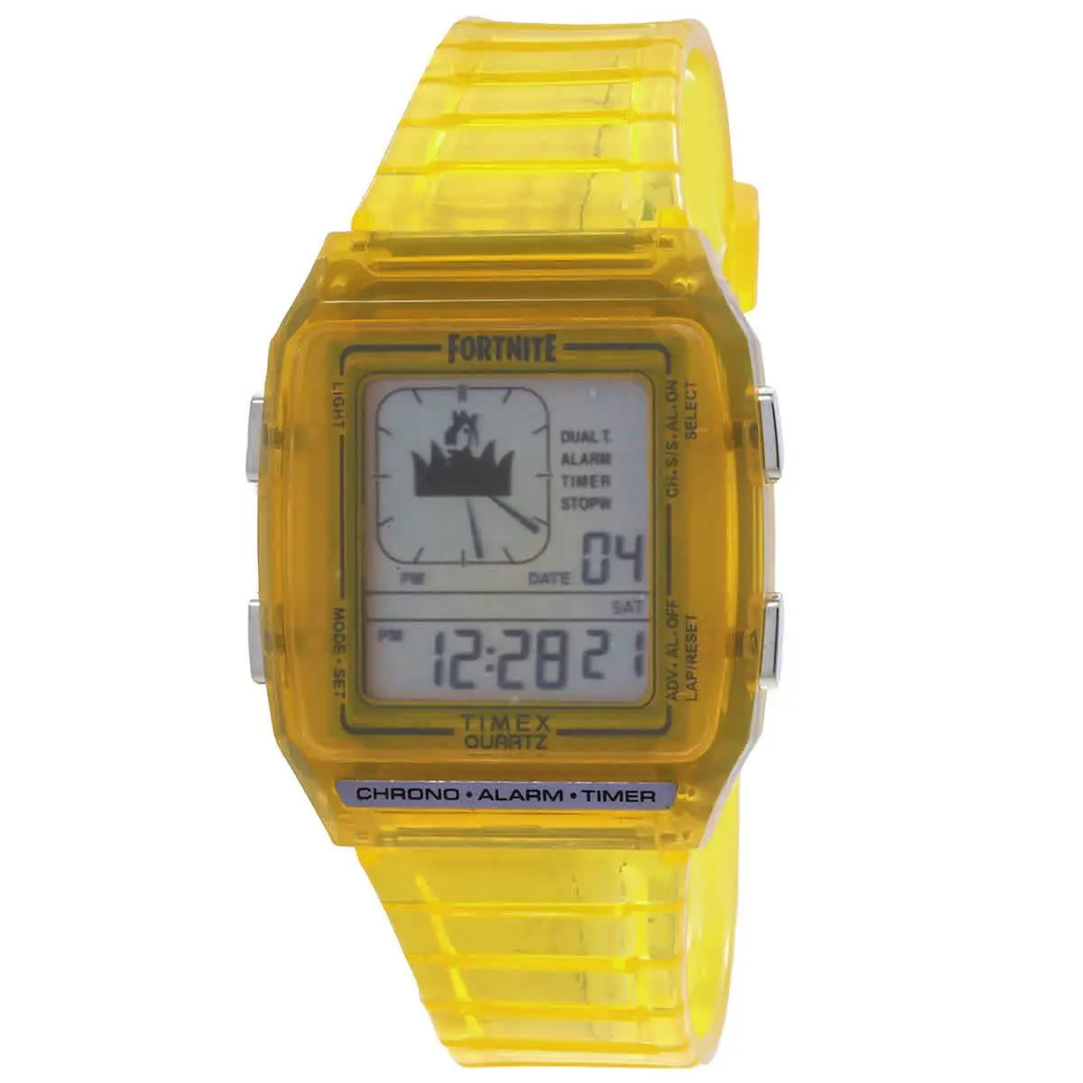 Q  Lca x Fortnite Alarm Quartz Digital Unisex Watch TW2W96600 by Timex