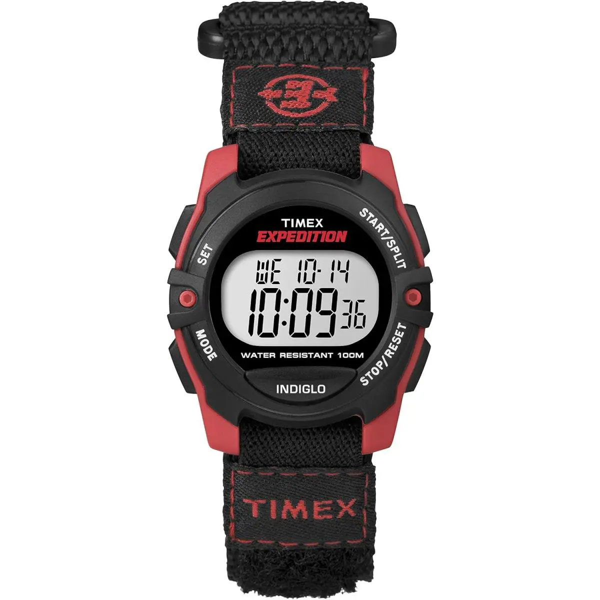 Timex Unisex Expedition Digital Cat 33mm Watch Black/red - Band: black