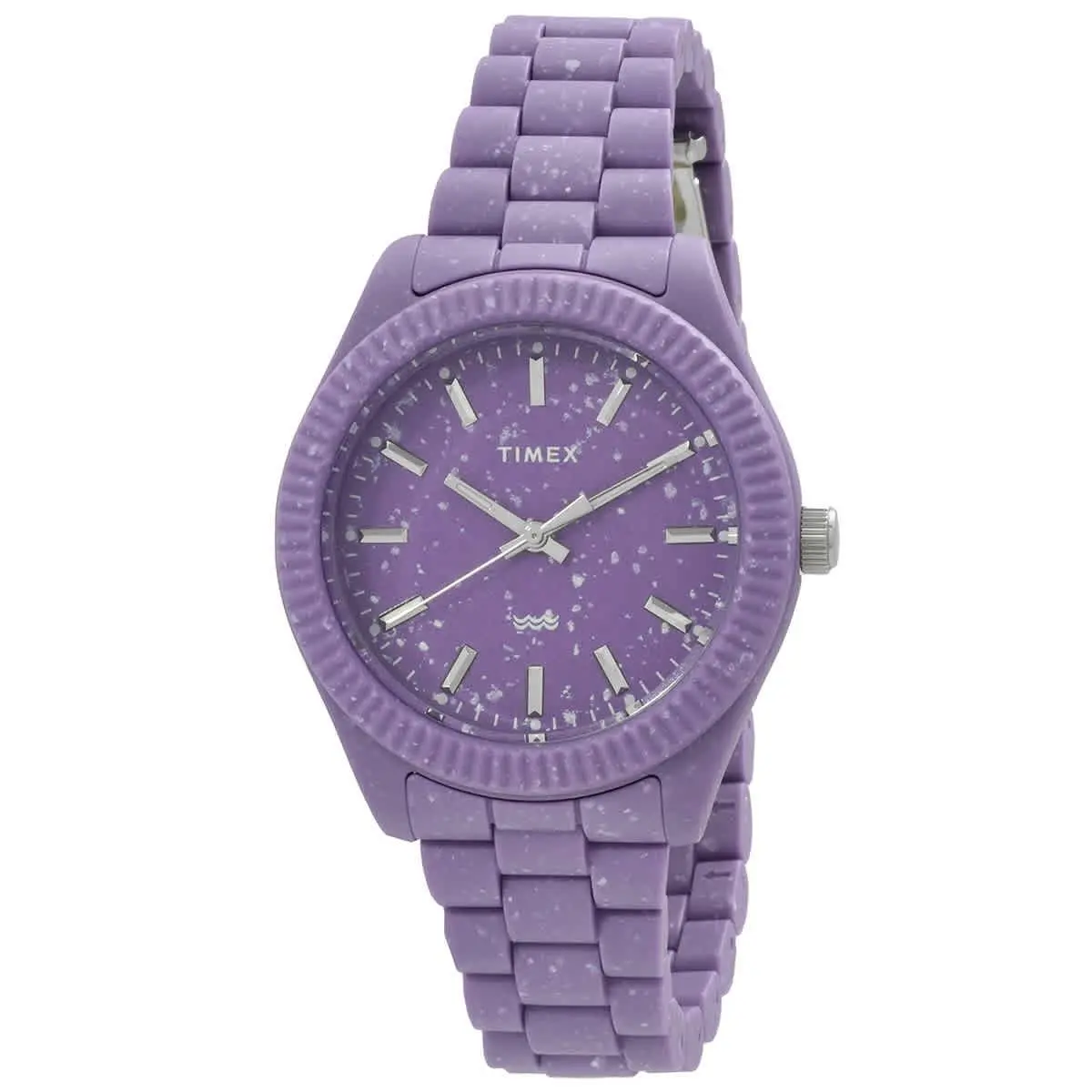Timex Legacy Ocean Quartz Purple Dial Ladies Watch TW2V77300 - Dial: Purple, Band: Purple, Bezel: Purple