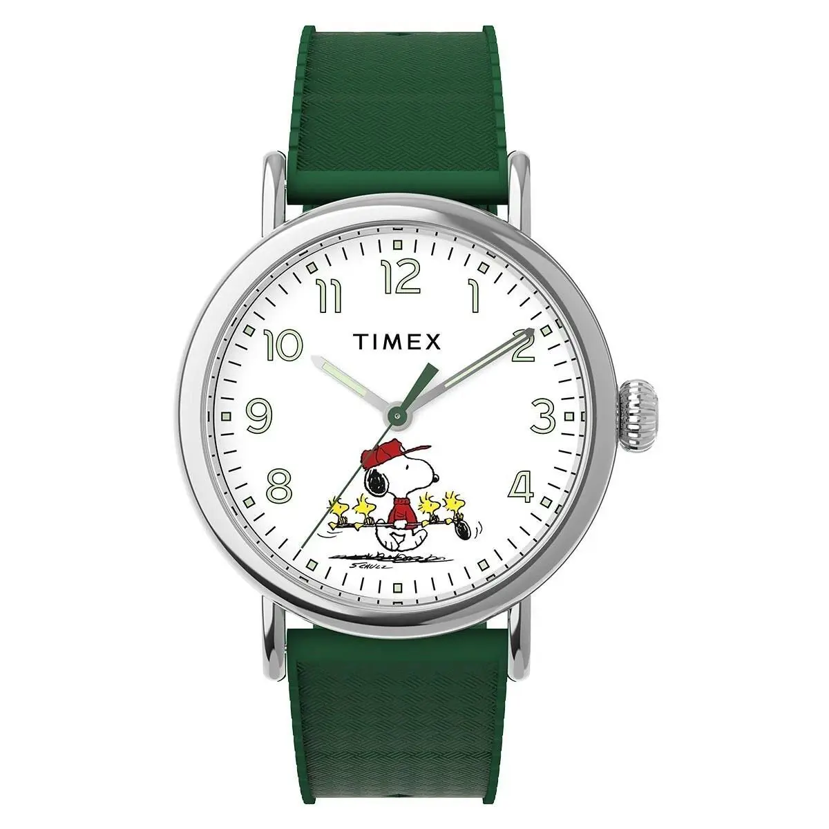 Timex Standard x Peanuts Snoopy Woodstock Golf Special Ed Watch TW2W78900