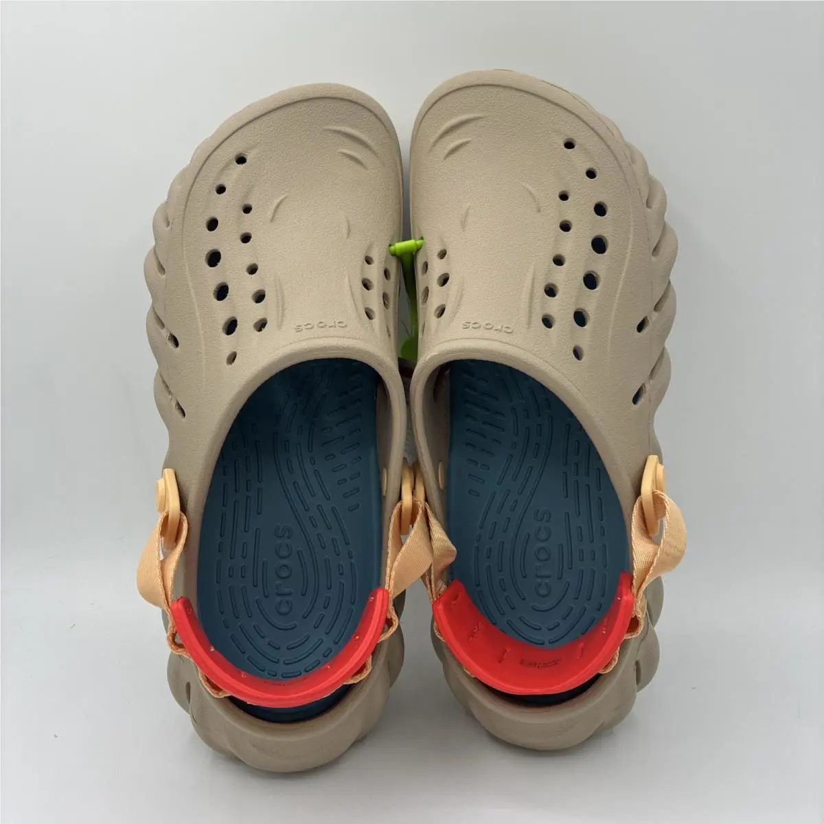 Crocs Echo Clog - Color: Bark - Men`s Size 12 - 207937-0IP