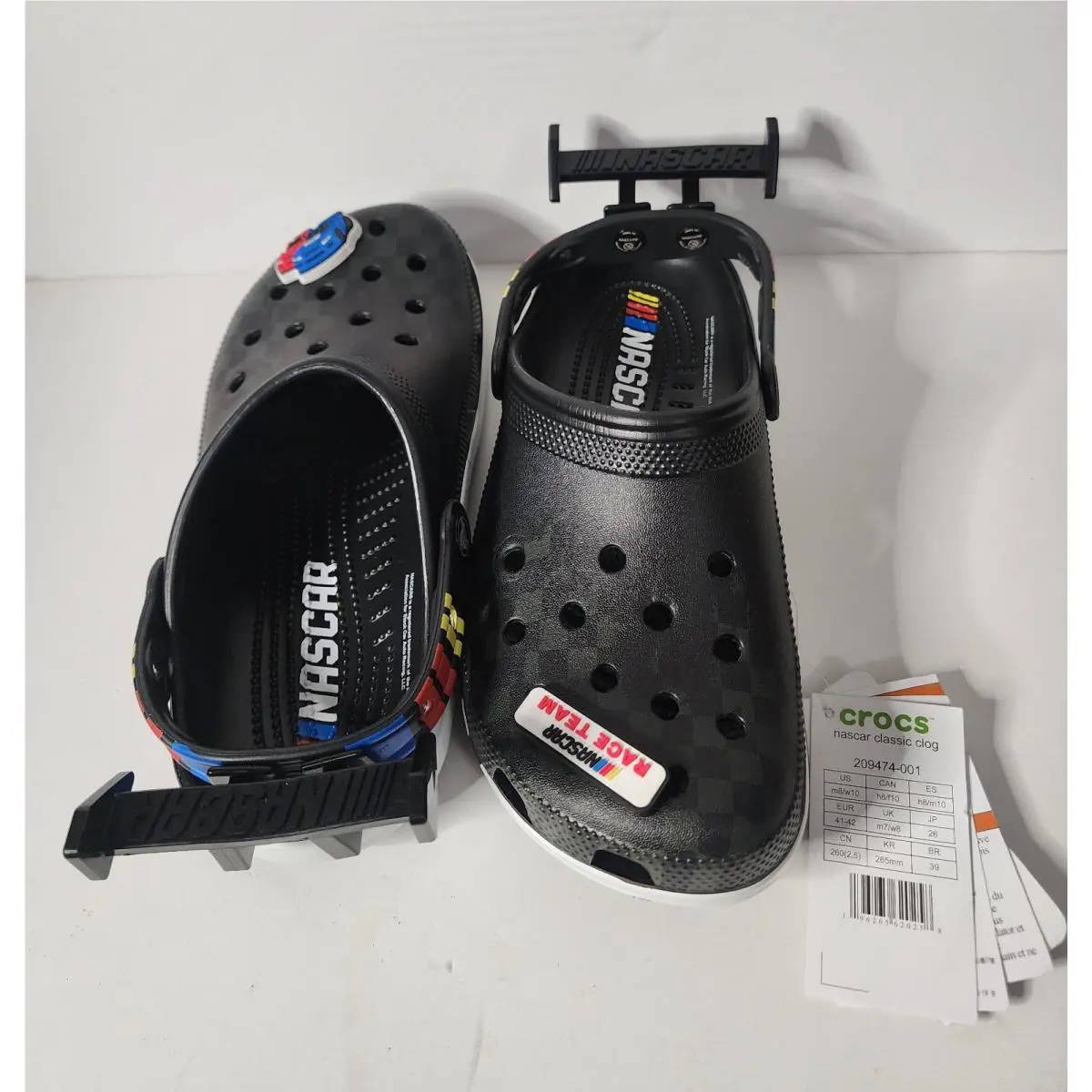 Crocs shoes - Crocs Nascar - Nascar - Black (UPC: 196265620135) 2