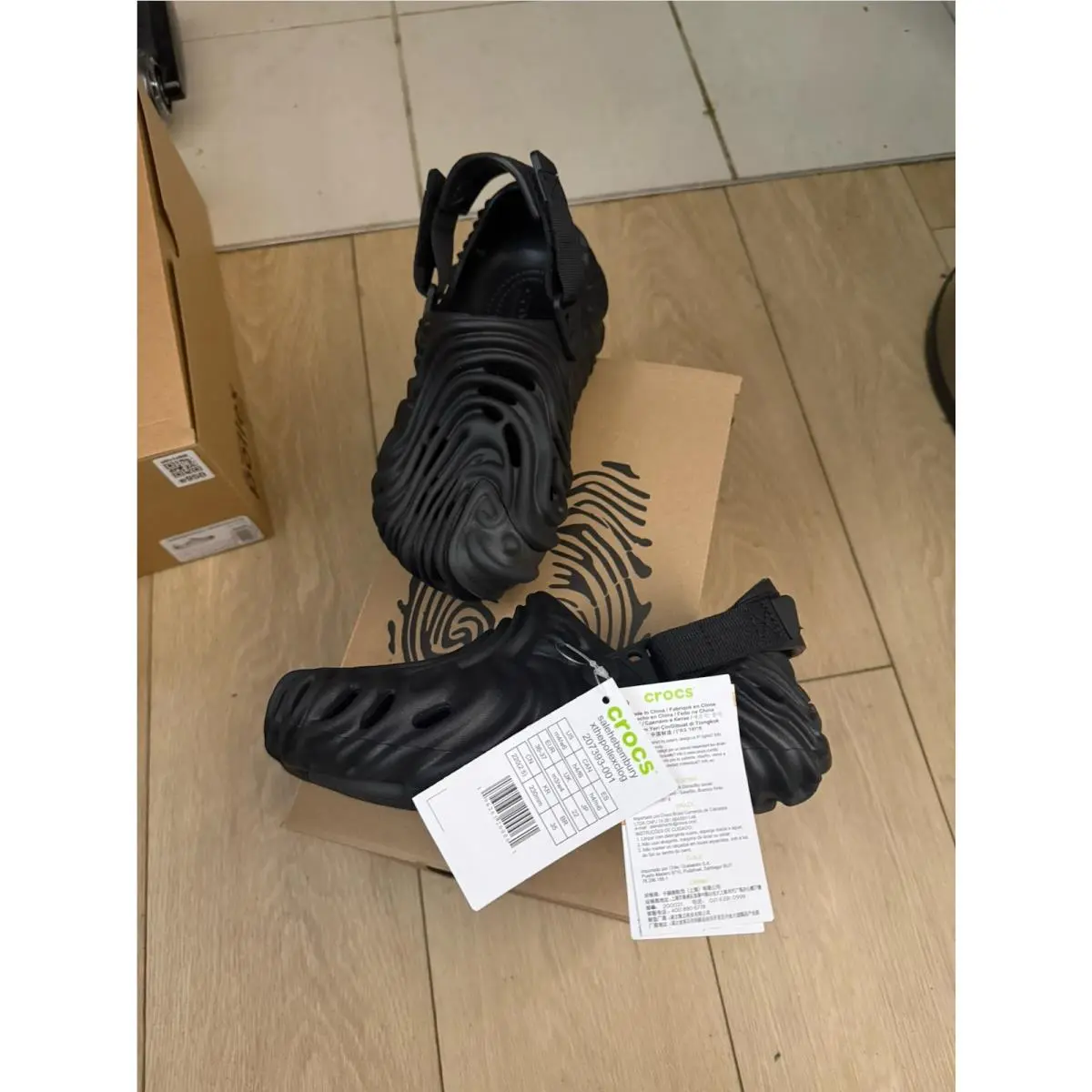 Crocs Pollex Clog by Salehe Bembury Sasquatch Black Size 4 Men / Women Size 6