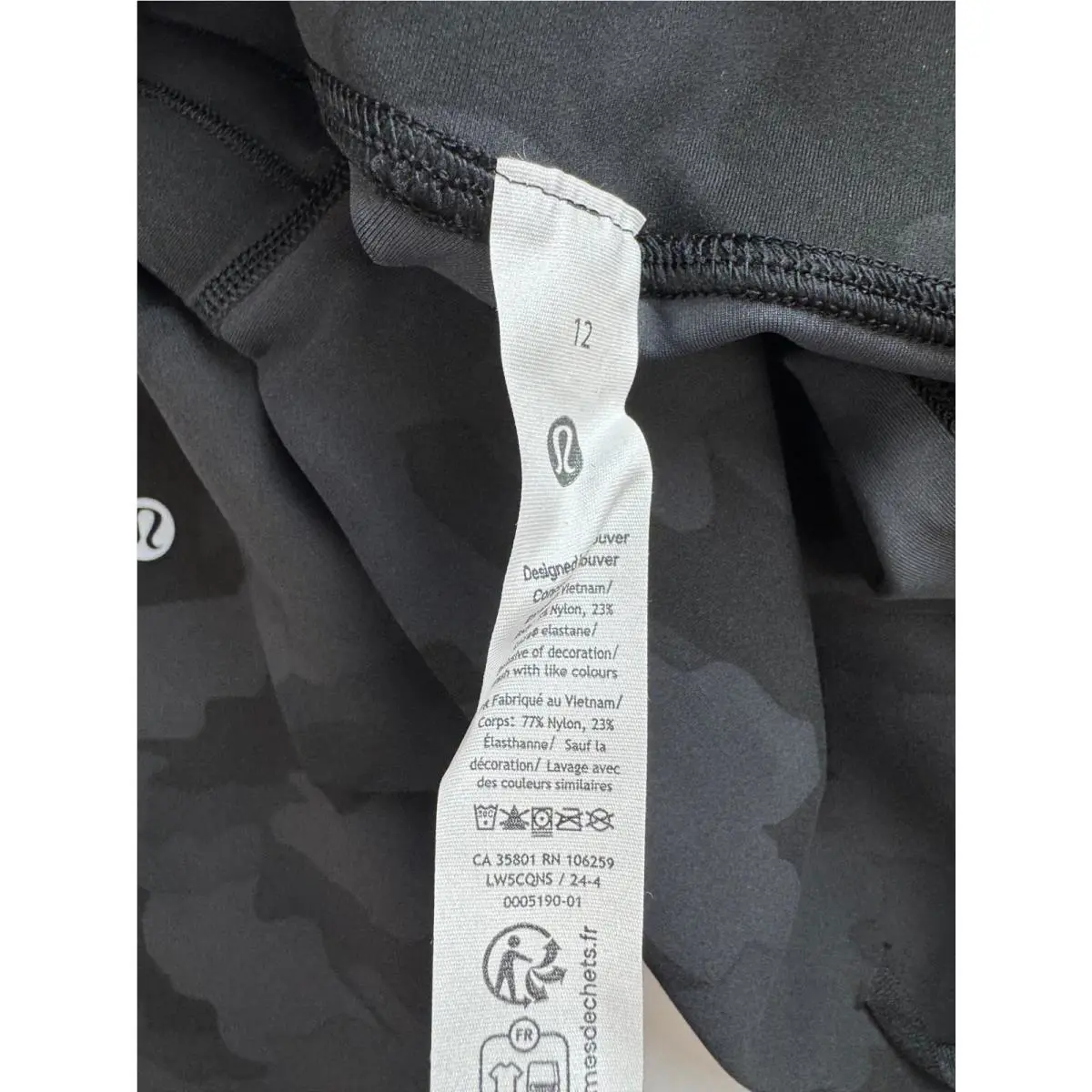 Lululemon clothing - Heritage 365 Camo Deep Coal Multi 4