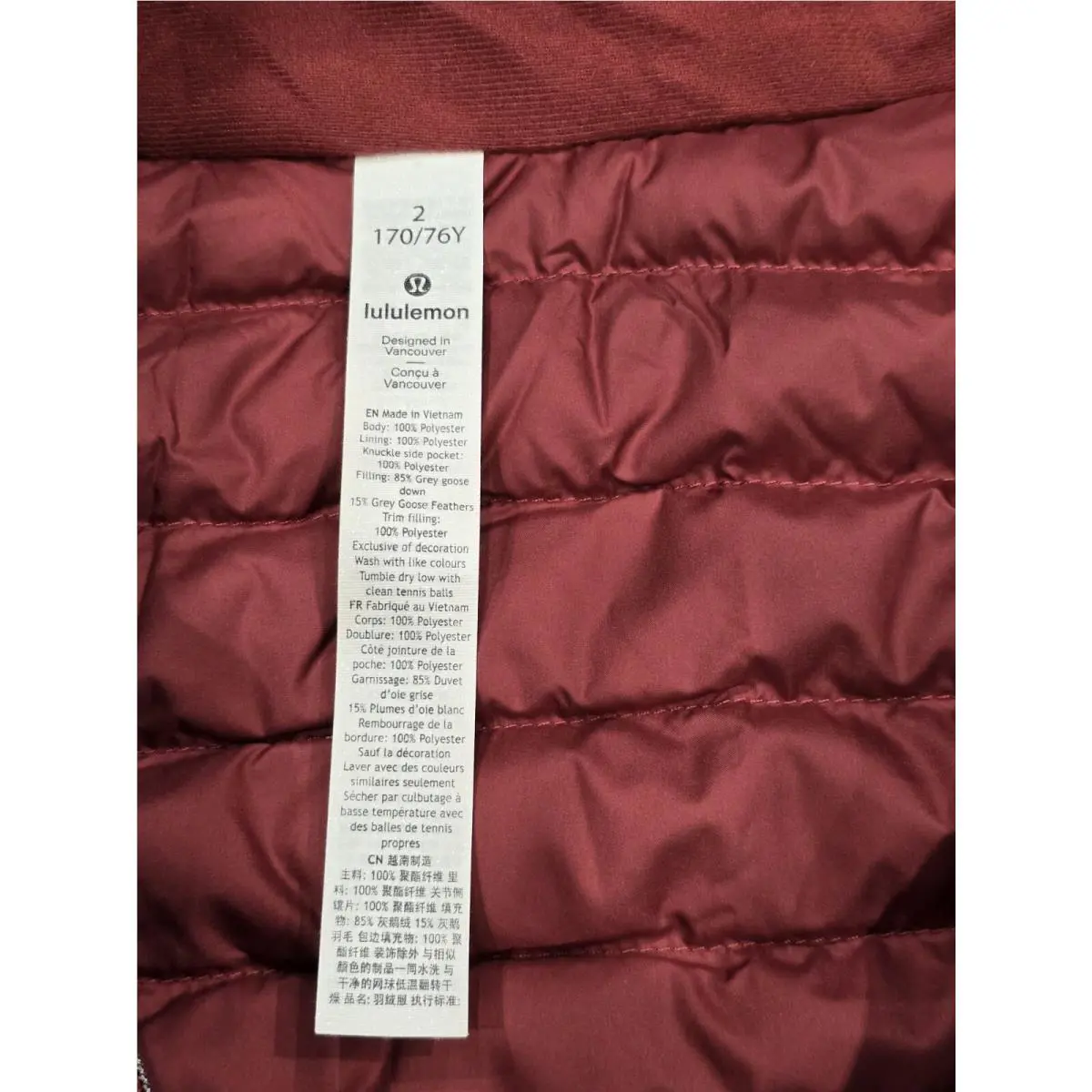 Lululemon clothing - Red 4