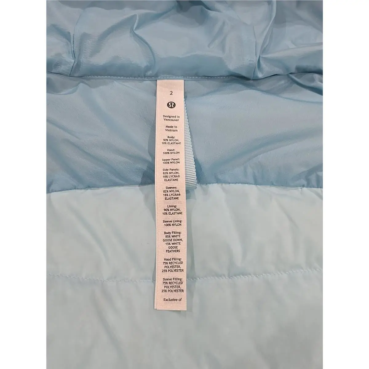 Lululemon clothing - Lululemon down for it all - Blue 4