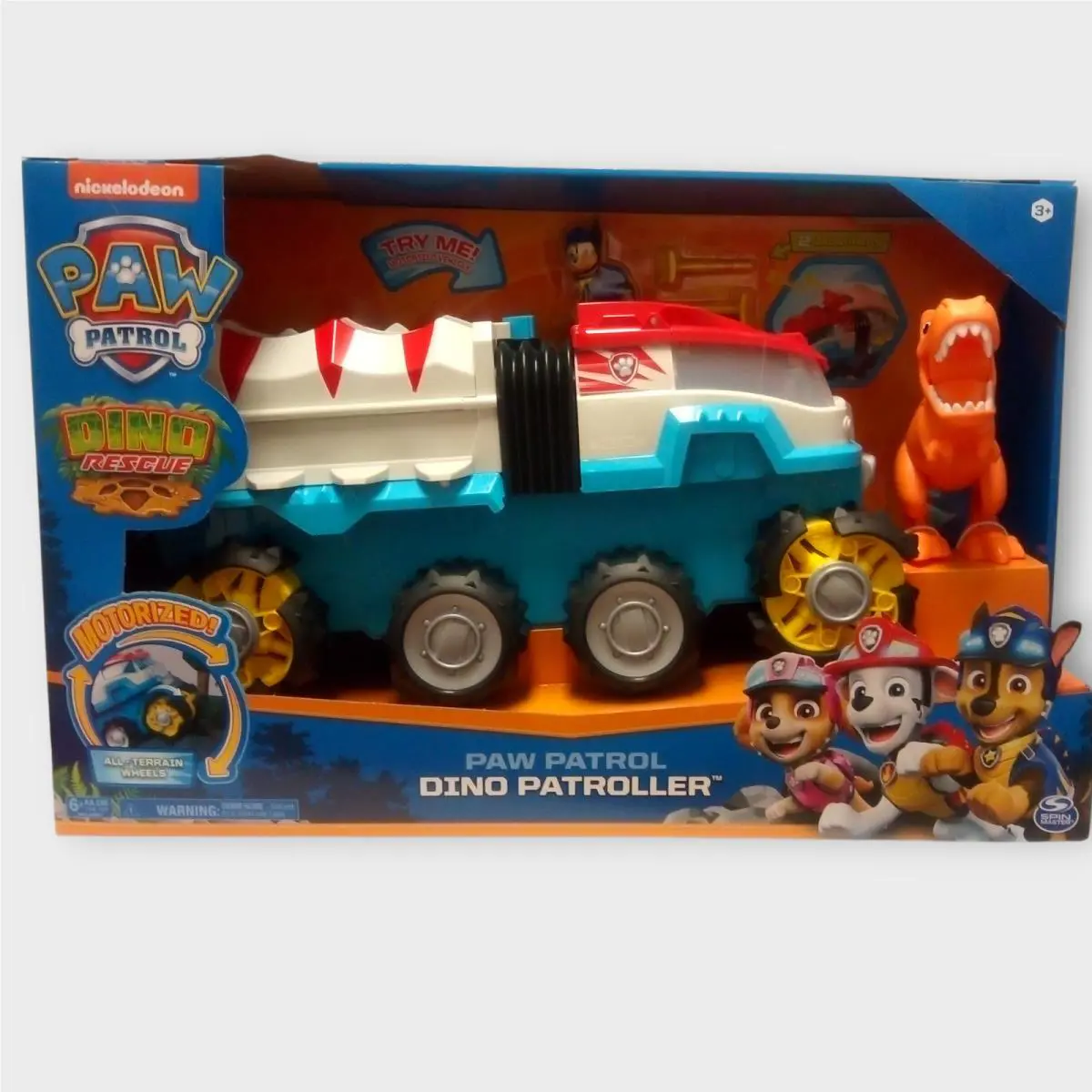 Paw Patrol Dino Patroller Motorized Vehicle Dino Rescue Truck Playset Toy