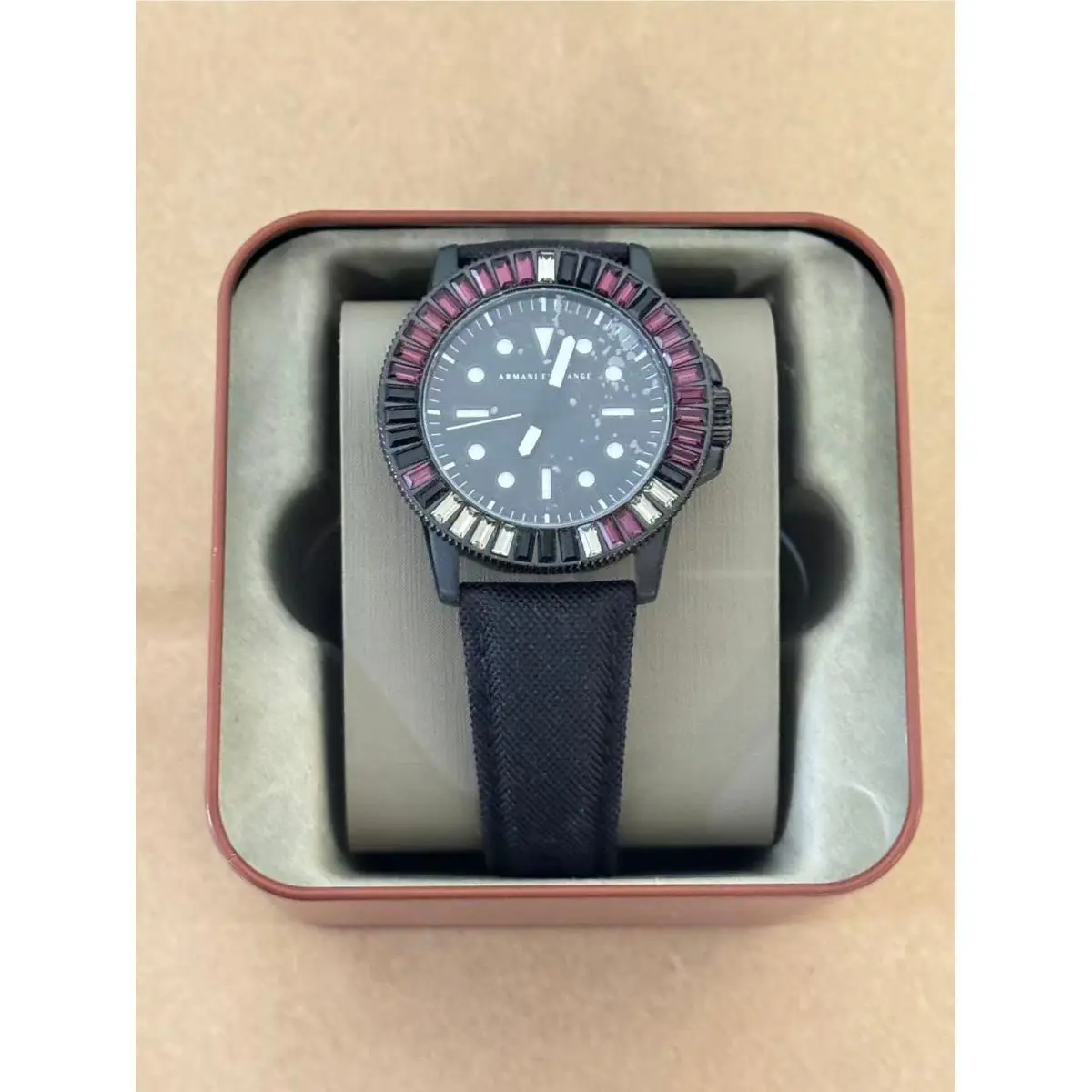 Armani Exchange AX1857 Men`s Watch with Black Dial