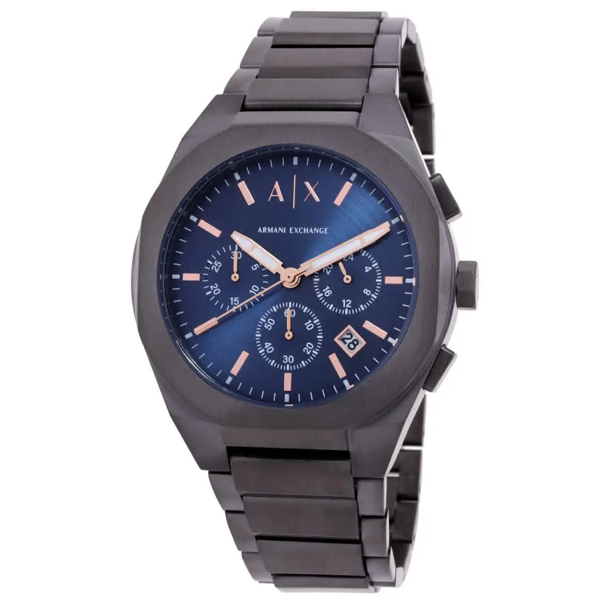 Rafael Chronograph Quartz Blue Dial Men`s Watch AX4182 by Armani Exchange
