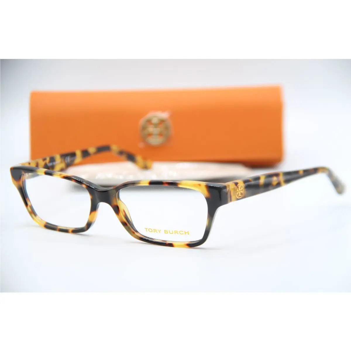 Tory Burch TY 2080 1499 Havana Gold Frames Eyeglasses 53-16