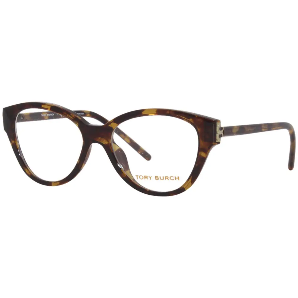 TY4008U 1519 Eyeglasses Women`s Dark Tortoise Full Rim Cat Eye 52mm by Tory Burch