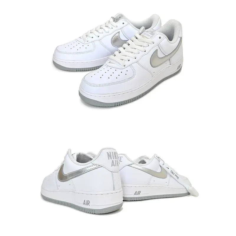 Nike shoes - Nike Air Force 1 Low - DZ6755-100 - White, Manufacturer: White/Metallic Silver/Metallic Gold 1