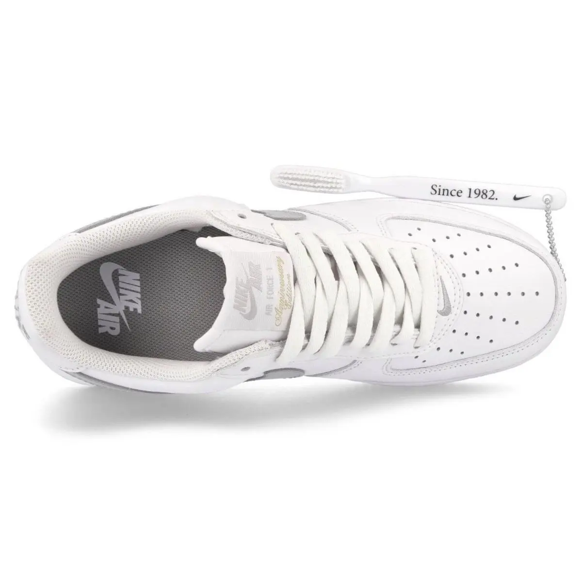Nike shoes - Nike Air Force 1 Low - DZ6755-100 - White, Manufacturer: White/Metallic Silver/Metallic Gold 3