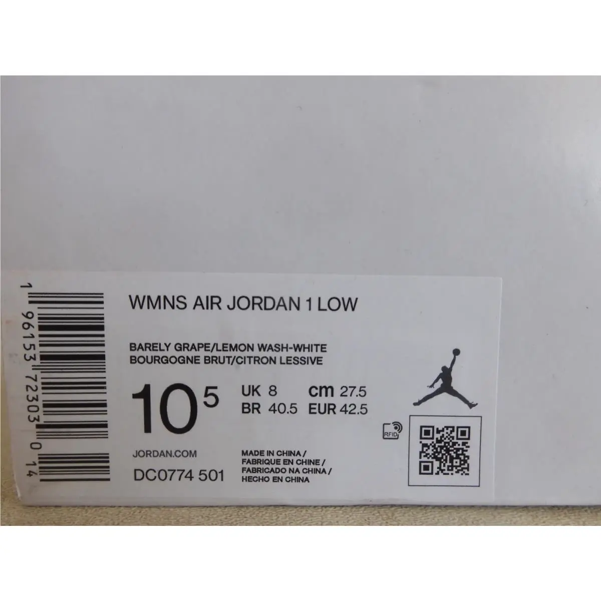 Nike shoes - Air Jordan 1 Low - Air Low - DC0774-501 - Purple 6