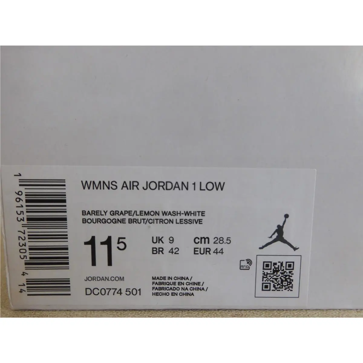 Nike shoes - Air Jordan 1 Low - Air Low - DC0774-501 - Purple 22