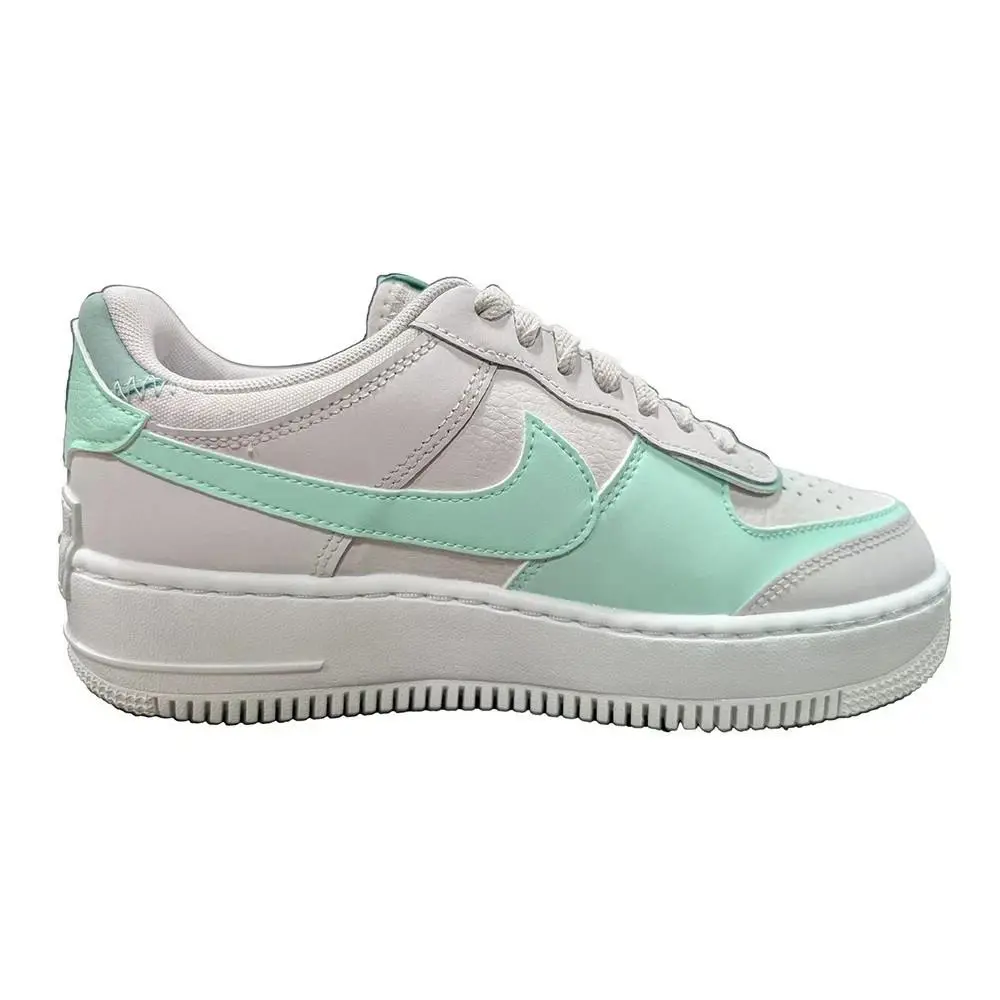 Nike Air Force 1 Shadow Women`s Shoes Grey/cannon-mint Foam CI0919 005 - Grey/Cannon-Mint Foam