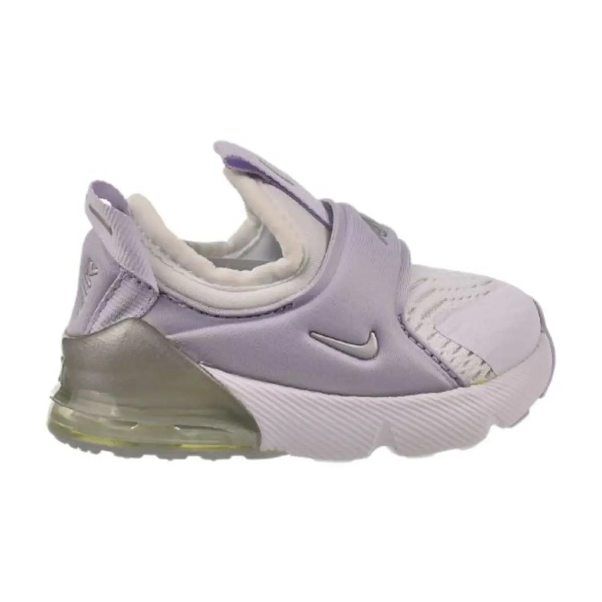 Nike Air Max 270 TD Toddlers` Shoes White-pure Violet CI1109-102 - White-Pure Violet
