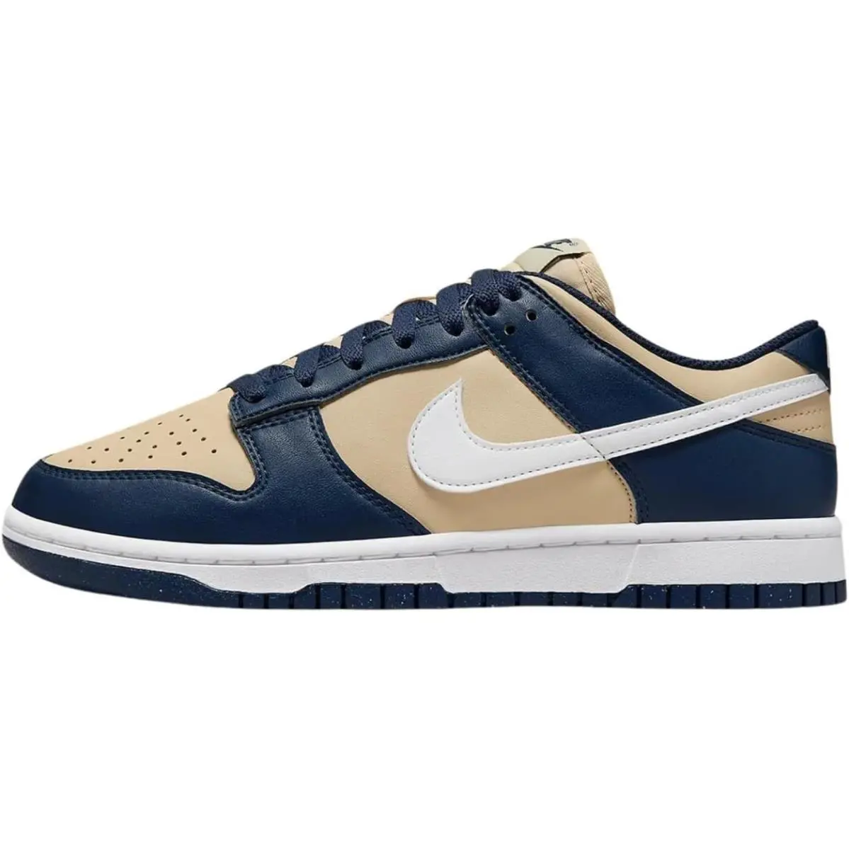 Women`s Nike Dunk Low Next Nature Midnight Nvy/wht-team Gld DD1873 401 - Midnight Navy/White-Team Gold
