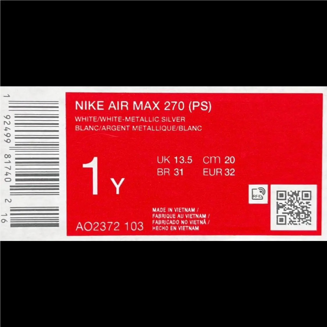 Nike shoes - Nike Air Max 270 - Air Max - White 0