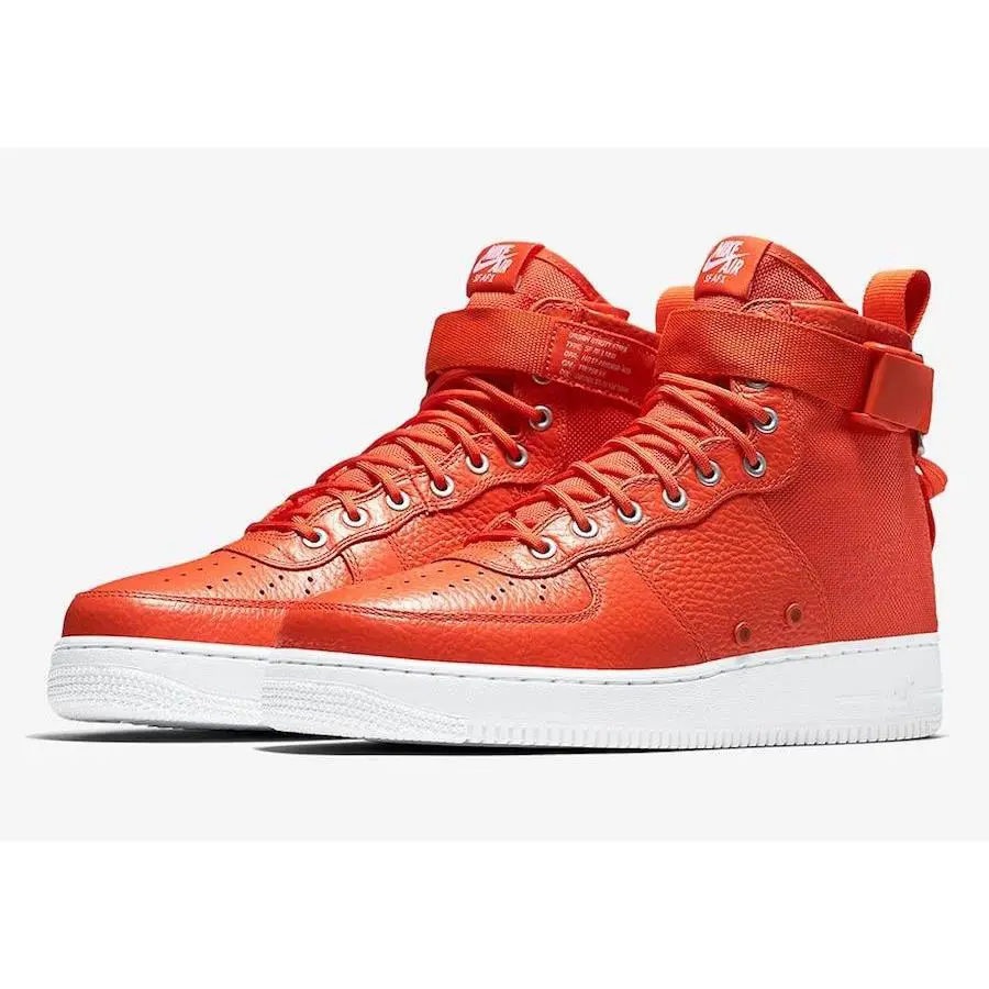 Nike shoes - Nike SF Air Force 1 Mid - 917753-800 - Orange 4