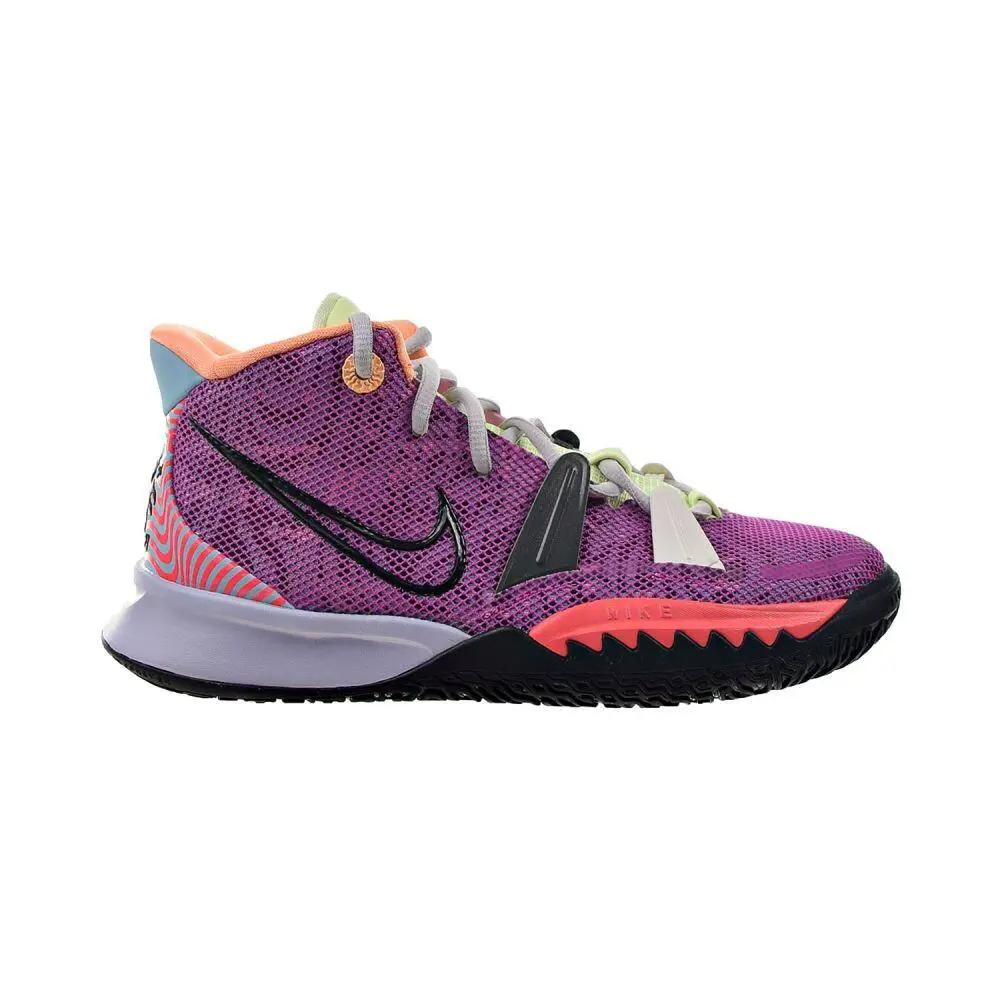 Nike Kyrie 7 `creator` Big Kids` Shoes Active Fuchsia-flash Crimson CT4608-601 - Active Fuchsia-Ghost-Flash Crimson-Black