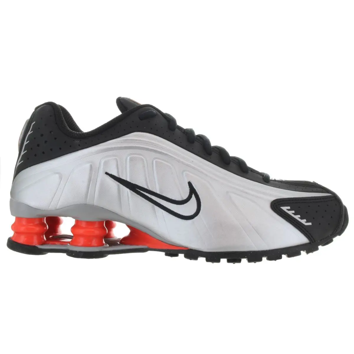 Nike shoes - Nike Shox R4 - Shox - CW2626 005 - Metallic Silver, Black, Picante Red 0