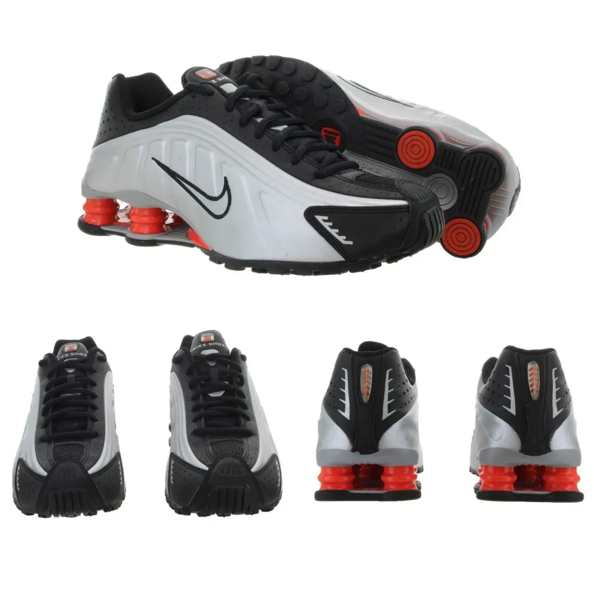 Nike shoes - Nike Shox R4 - Shox - CW2626 005 - Metallic Silver, Black, Picante Red 1
